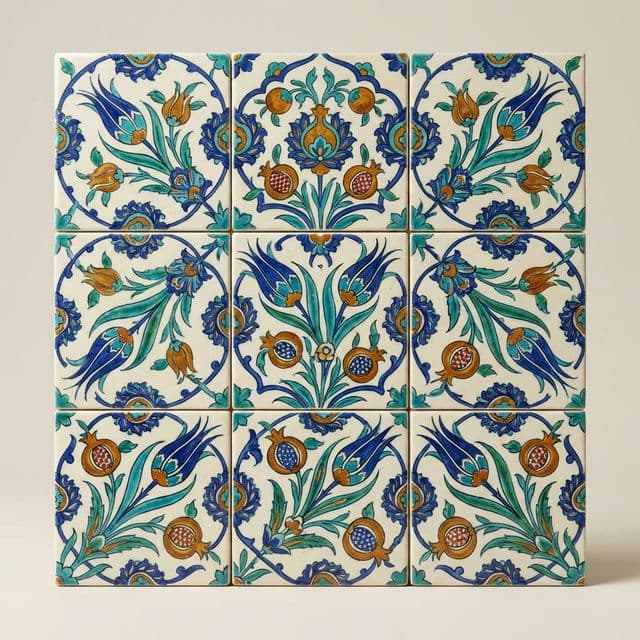 Çini Karo Set (6'lı)